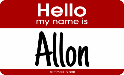 Hello my name is Allon png download