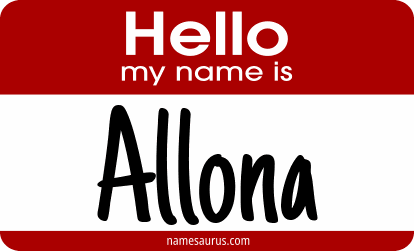 Hello my name is Allona png download