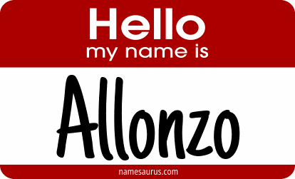 Hello my name is Allonzo png download