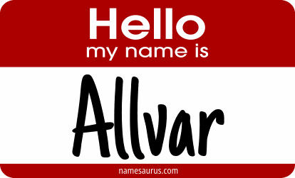 Hello my name is Allvar png download