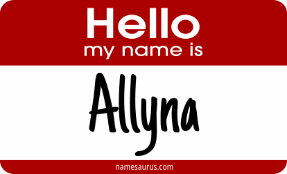 Hello my name is Allyna png download