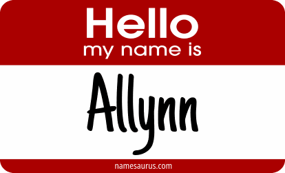 Hello my name is Allynn png download