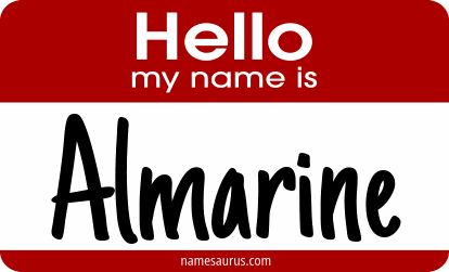 Hello my name is Almarine png download