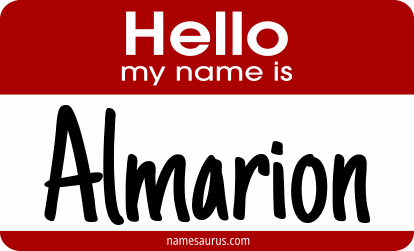 Hello my name is Almarion png download