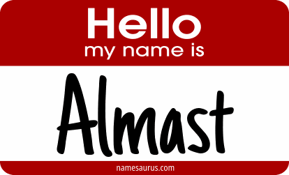 Hello my name is Almast png download