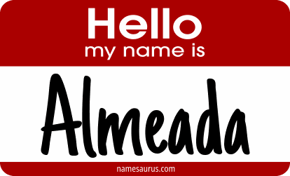 Hello my name is Almeada png download