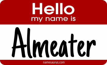 Hello my name is Almeater png download