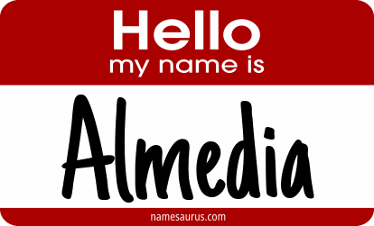 Hello my name is Almedia png download