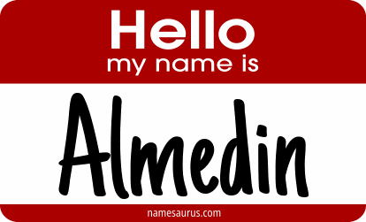 Hello my name is Almedin png download