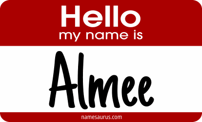 Hello my name is Almee png download