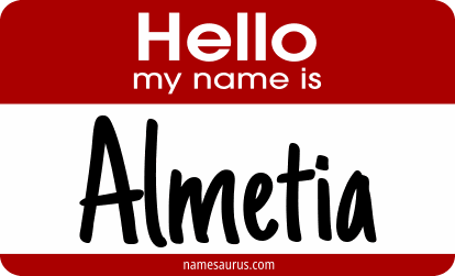 Hello my name is Almetia png download