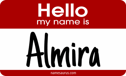 Hello my name is Almira png download
