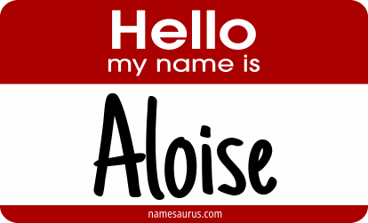 Hello my name is Aloise png download