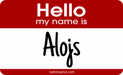 Hello my name is Alojs png download
