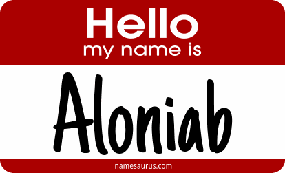 Hello my name is Aloniab png download