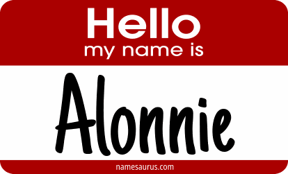 Hello my name is Alonnie png download