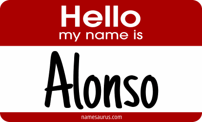Hello my name is Alonso png download