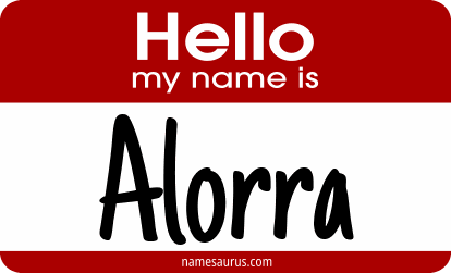 Hello my name is Alorra png download