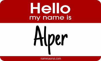 Hello my name is Alper png download