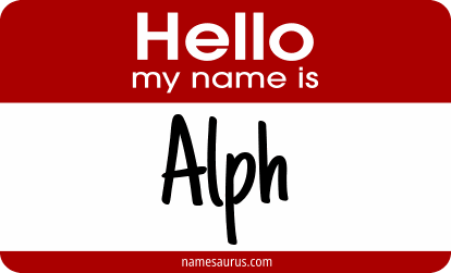 Hello my name is Alph png download