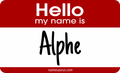 Hello my name is Alphe png download