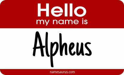 Hello my name is Alpheus png download