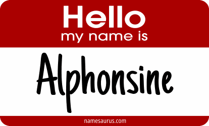 Hello my name is Alphonsine png download