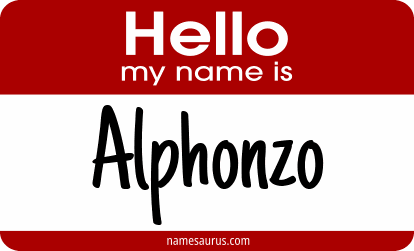 Hello my name is Alphonzo png download