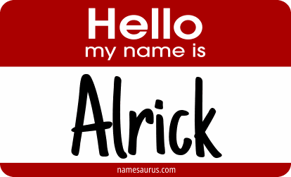 Hello my name is Alrick png download