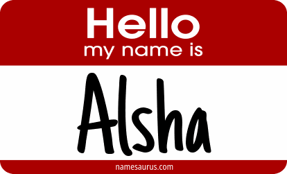Hello my name is Alsha png download