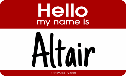 Hello my name is Altair png download