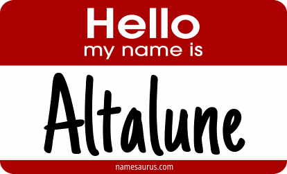 Hello my name is Altalune png download