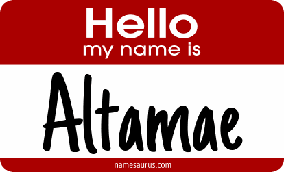 Hello my name is Altamae png download