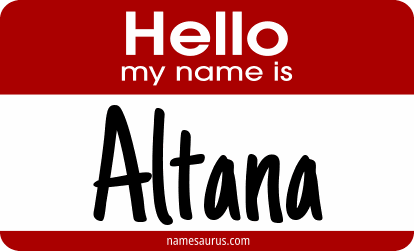 Hello my name is Altana png download