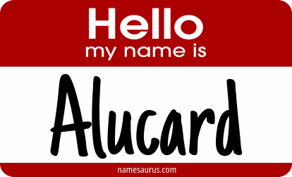 Hello my name is Alucard png download