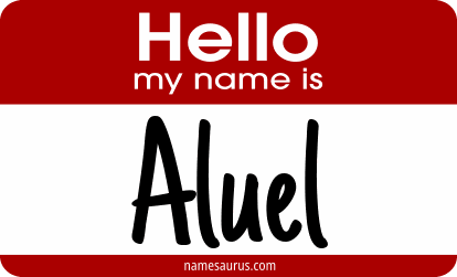 Hello my name is Aluel png download