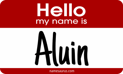 Hello my name is Aluin png download