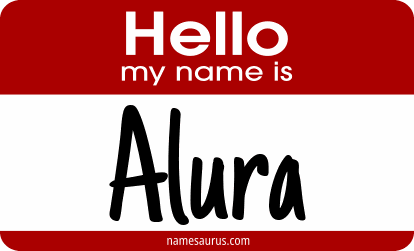 Hello my name is Alura png download