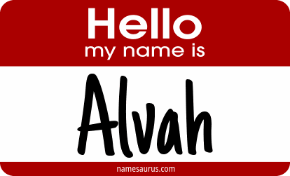 Hello my name is Alvah png download