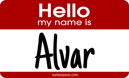 Hello my name is Alvar png download
