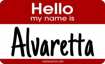 Hello my name is Alvaretta png download