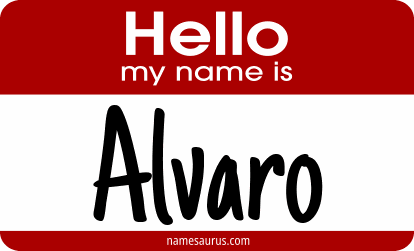 Hello my name is Alvaro png download