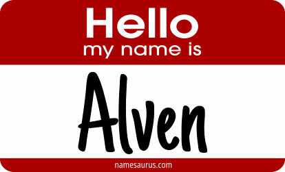 Hello my name is Alven png download
