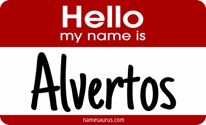 Hello my name is Alvertos png download