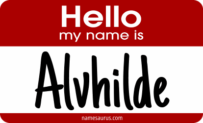 Hello my name is Alvhilde png download