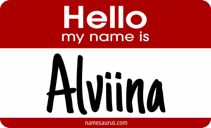 Hello my name is Alviina png download