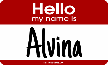 Hello my name is Alvina png download