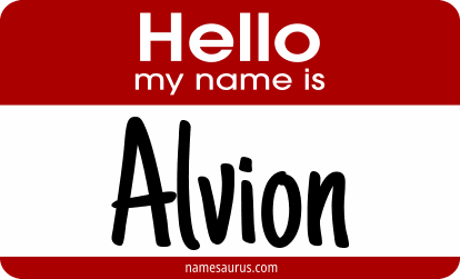 Hello my name is Alvion png download