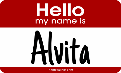Hello my name is Alvita png download