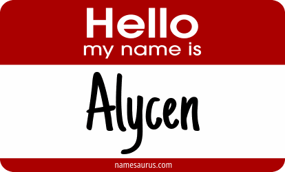 Hello my name is Alycen png download